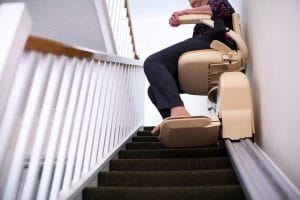 mobilité réduite chaise d'escalier